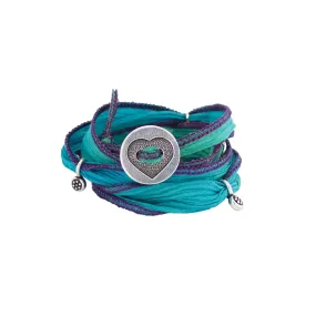 Petite b Kids Ribbon Wrap Bracelet - Bora Bora