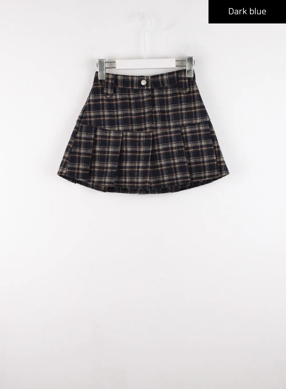 Plaid Pleated Mini Skirt CD307