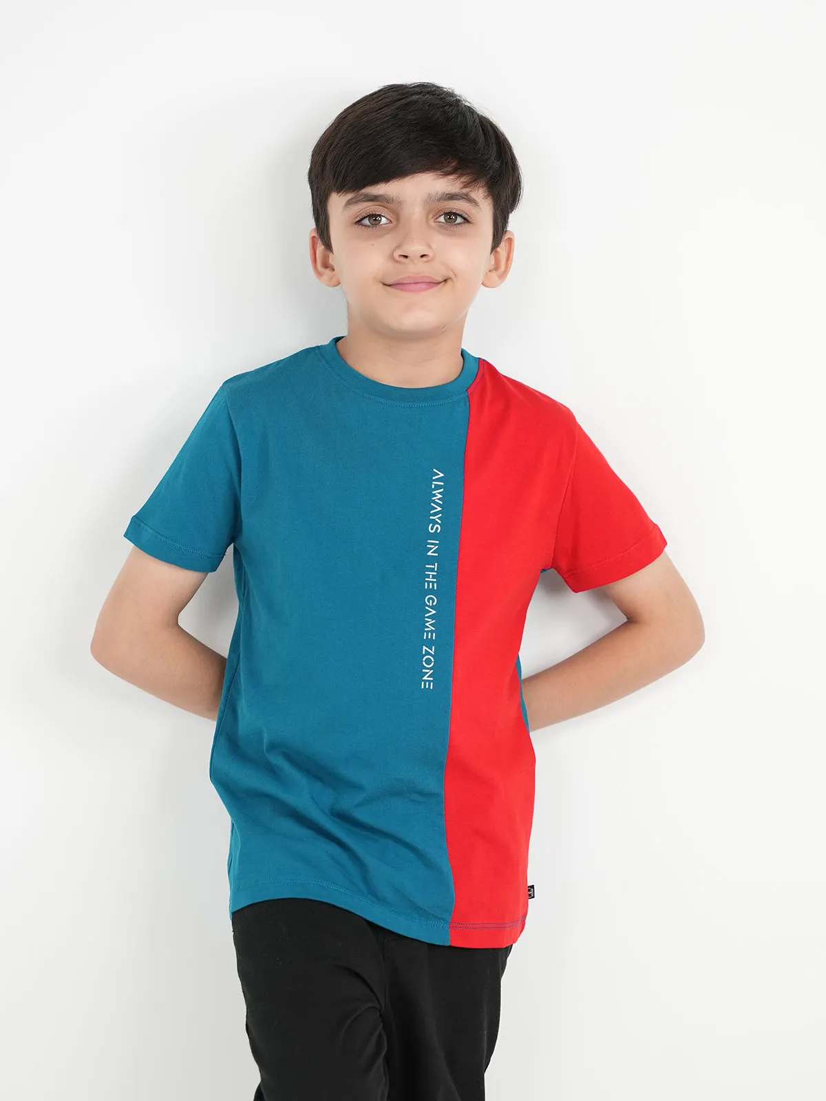 "ATUX" Kids Casual Summer Crewneck Tee Shirt