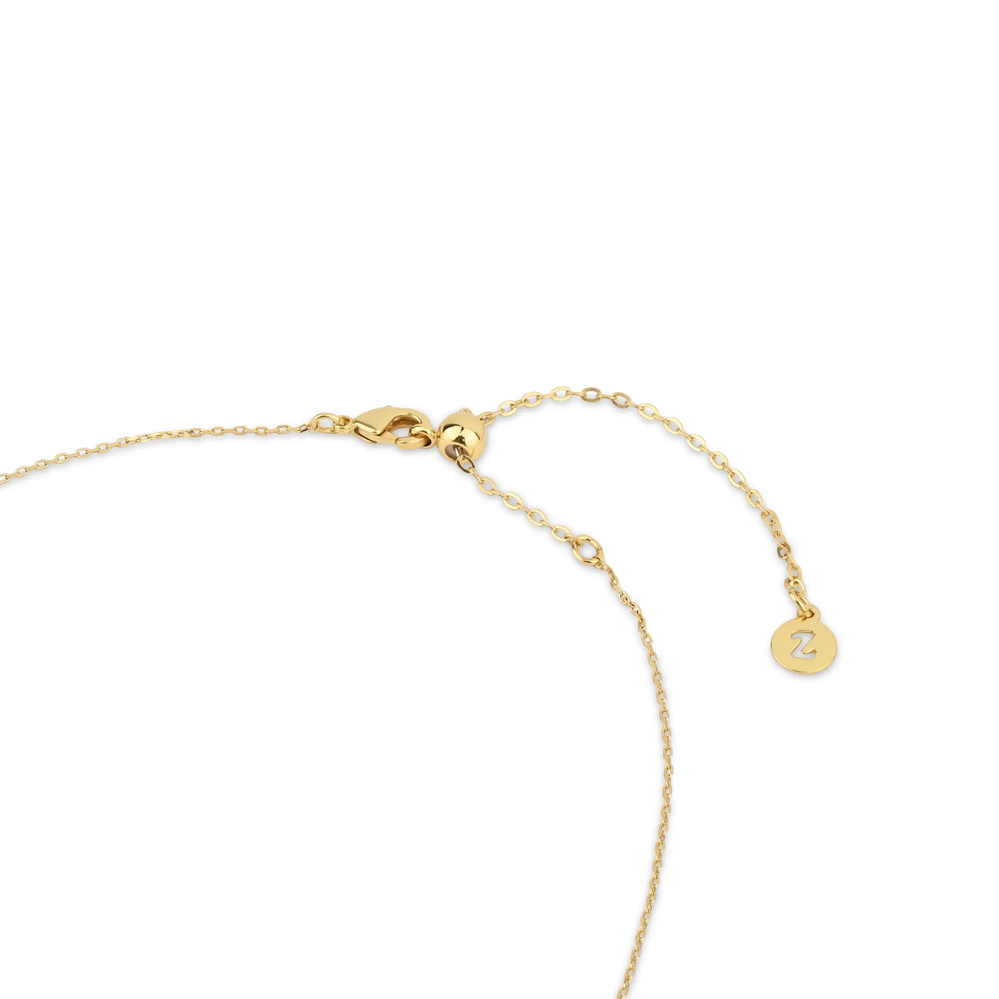 Real Gold-Plated Star Pearl Pendant Necklace