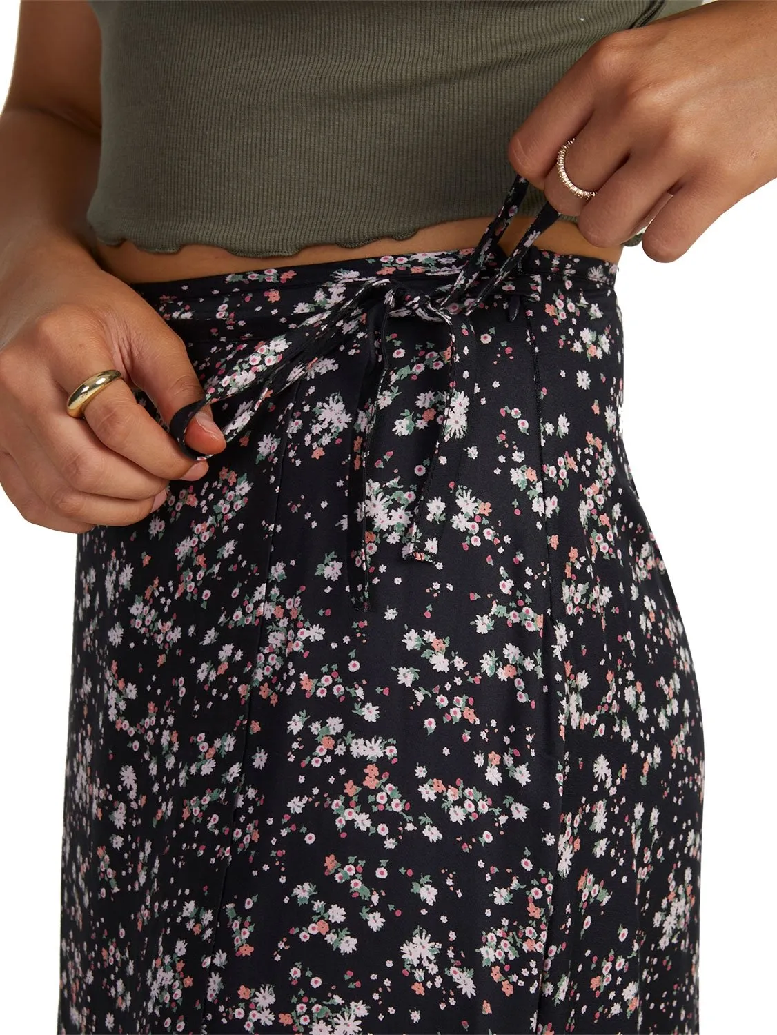 RVCA Ladies Wrapped Annika Skirt