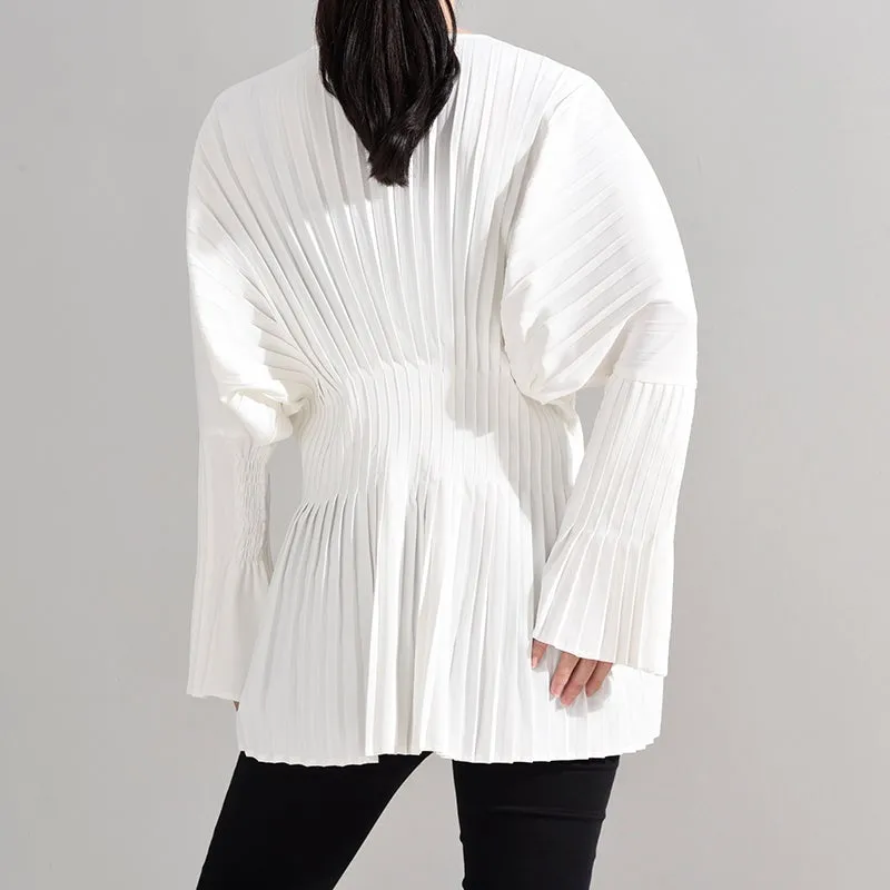 Sakiya Pleated Long Sleeve Shirt