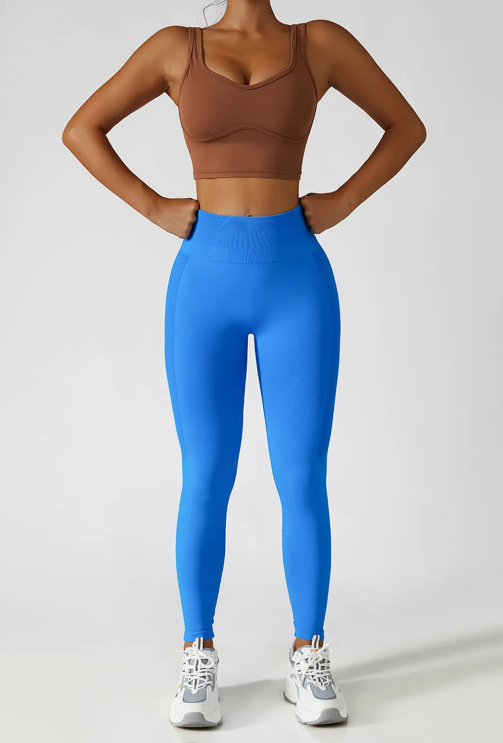 Seamless Solid Tummy Control Leggings