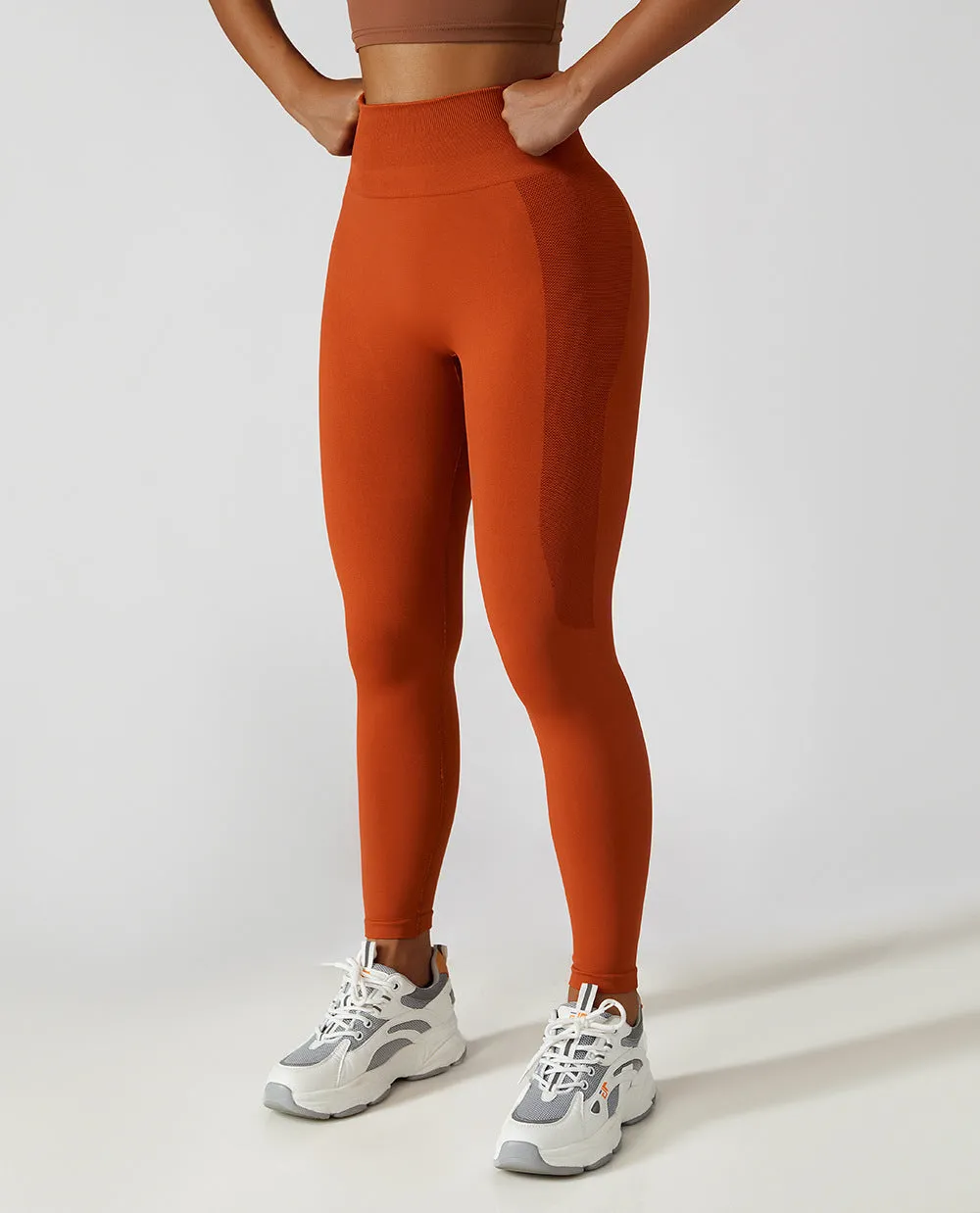 Seamless Solid Tummy Control Leggings