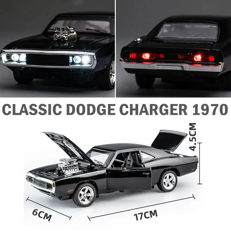 Simulation Dodge Challenger Fast Alloy Car Model