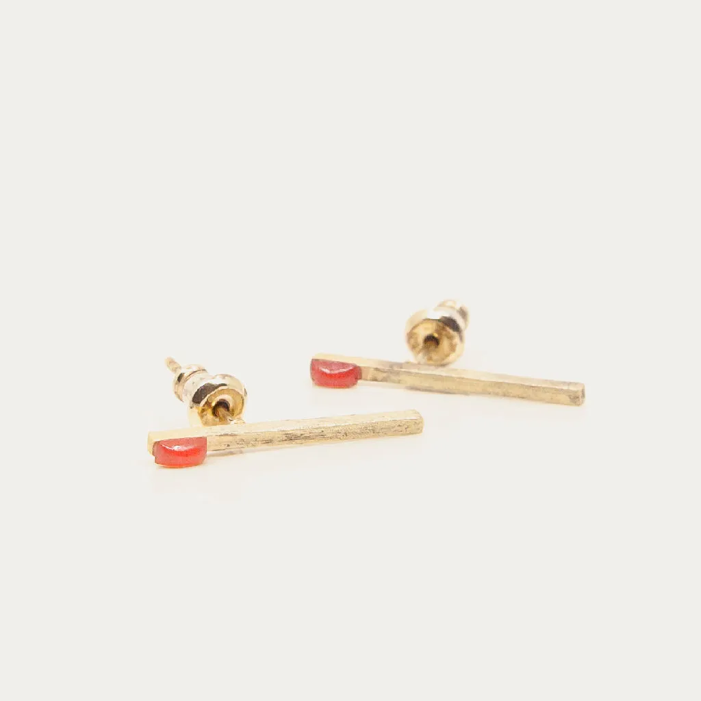 Sisu Bar Stud Earring