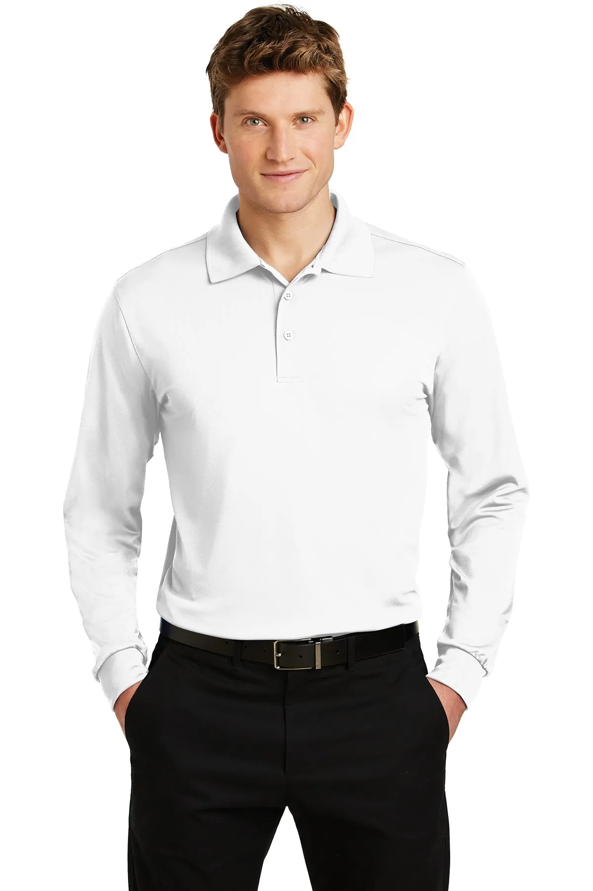 Sport-Tek ST657 Men's Long Sleeve Polo