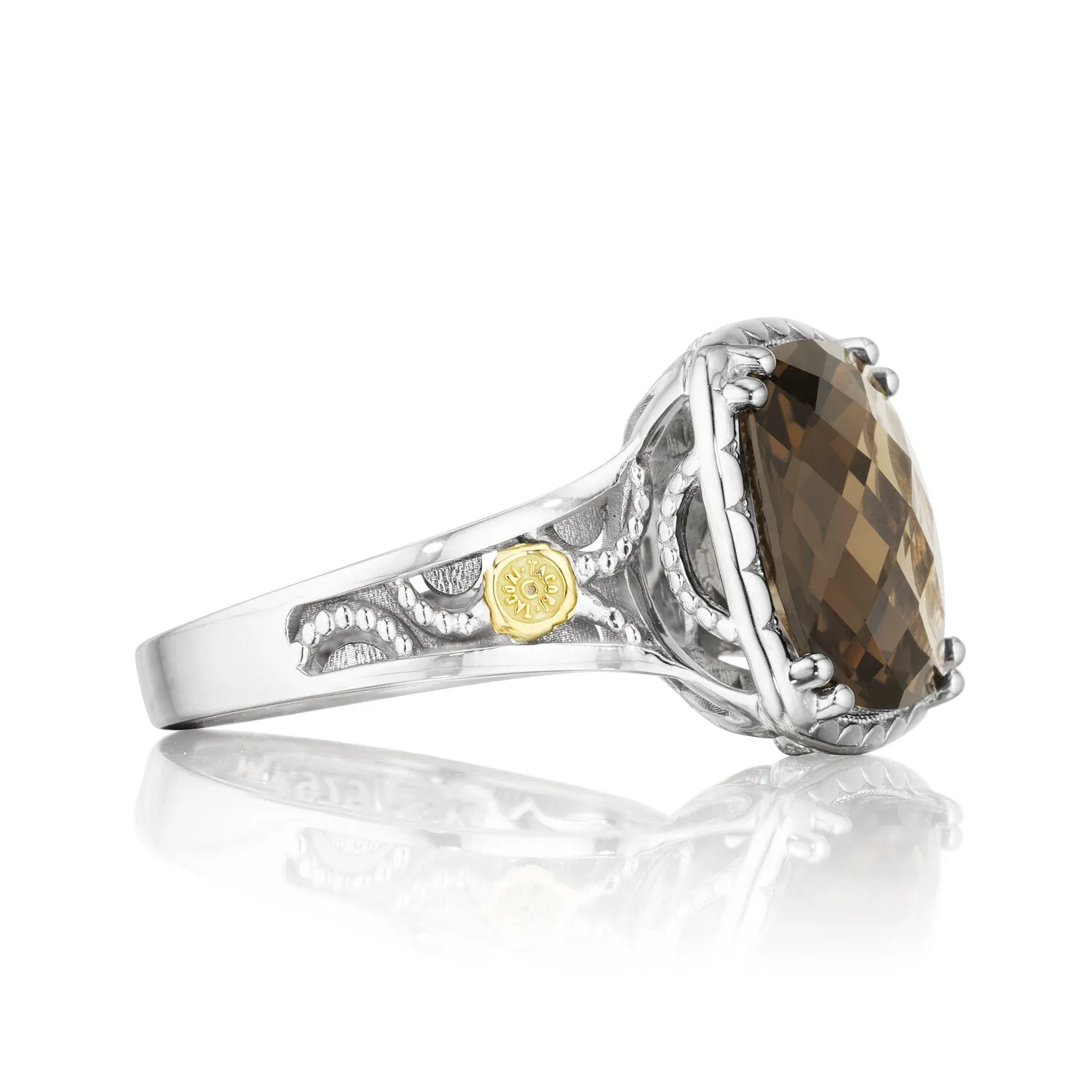 TACORI Color Medley Silver Smokey Quartz Ring Ref# SR12817