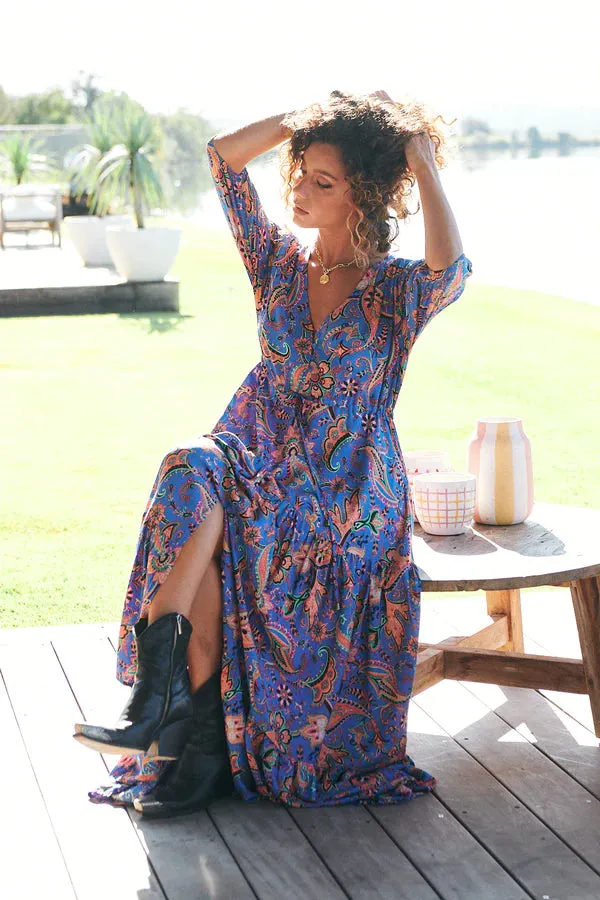 Tessa Maxi Dress Nirvana Print