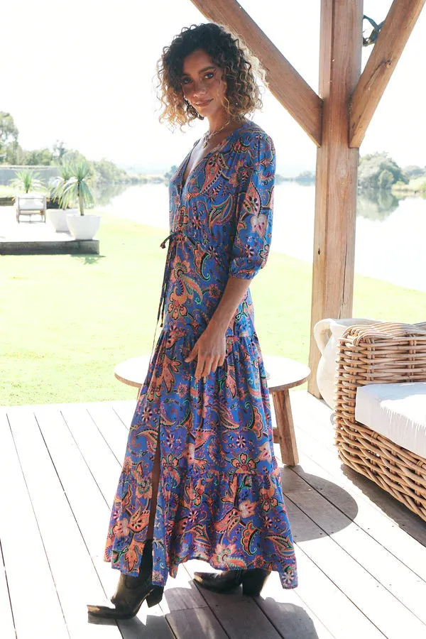 Tessa Maxi Dress Nirvana Print