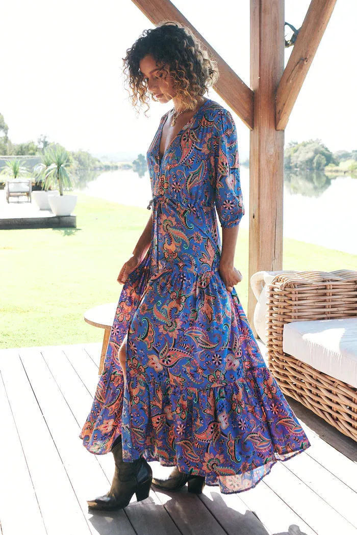 Tessa Maxi Dress Nirvana Print