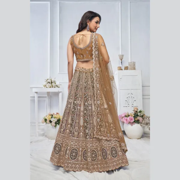 The Majestic Brown bridal lehenga | Ready To Wear |