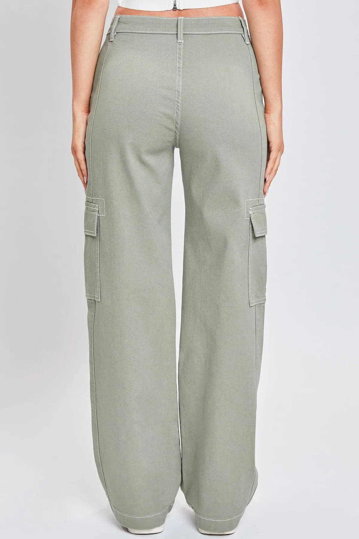 Women's Cargo Pants With Front Seam