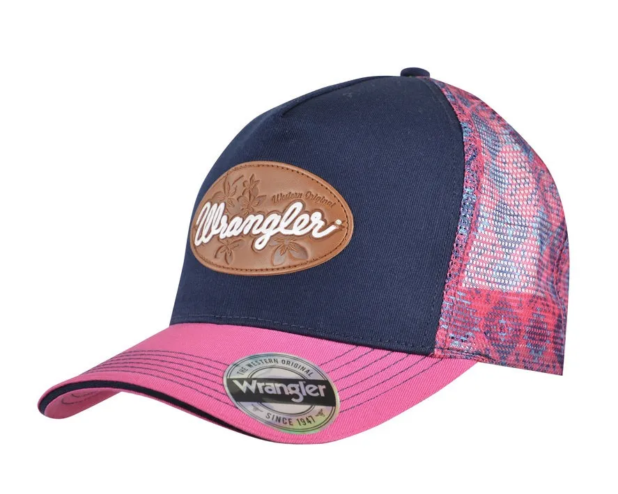 Wrangler Aztec High Profile Ponytail Cap