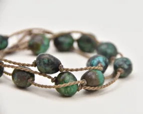 Wrap-1038-African Turquoise Nugget