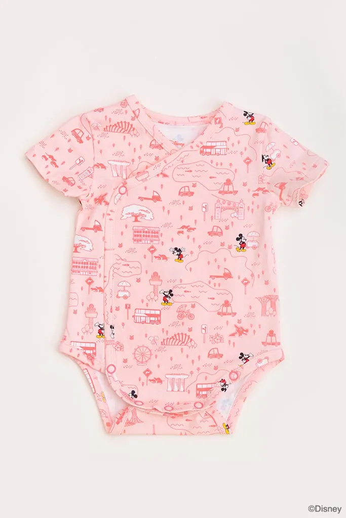 Wrap Onesie - Pink Road Trip Mickey